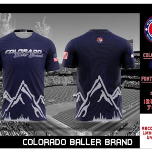 CBB Navy Mountains Shirt