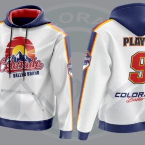 CBB Colorado Sports Hoodie - White