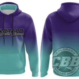 CBB Teal & Purple Hoodie