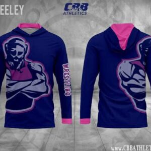 GMW - Light Weight Hoodie - Blue/Pink