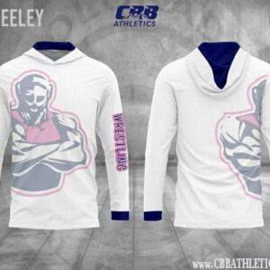 GMW - Light Weight Hoodie - White/Pink