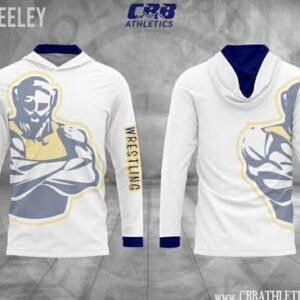 GMW - Light Weight Hoodie - White/Blue