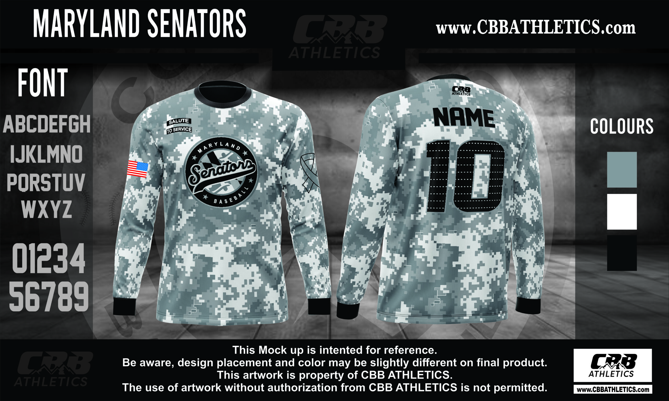 Senators - LS Shirt - Salute To Service