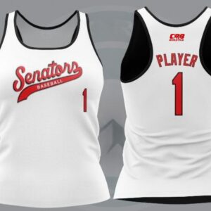 Senators - Racerback Tank - White