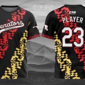 Senators - SS Shirt - Black Flag Pattern