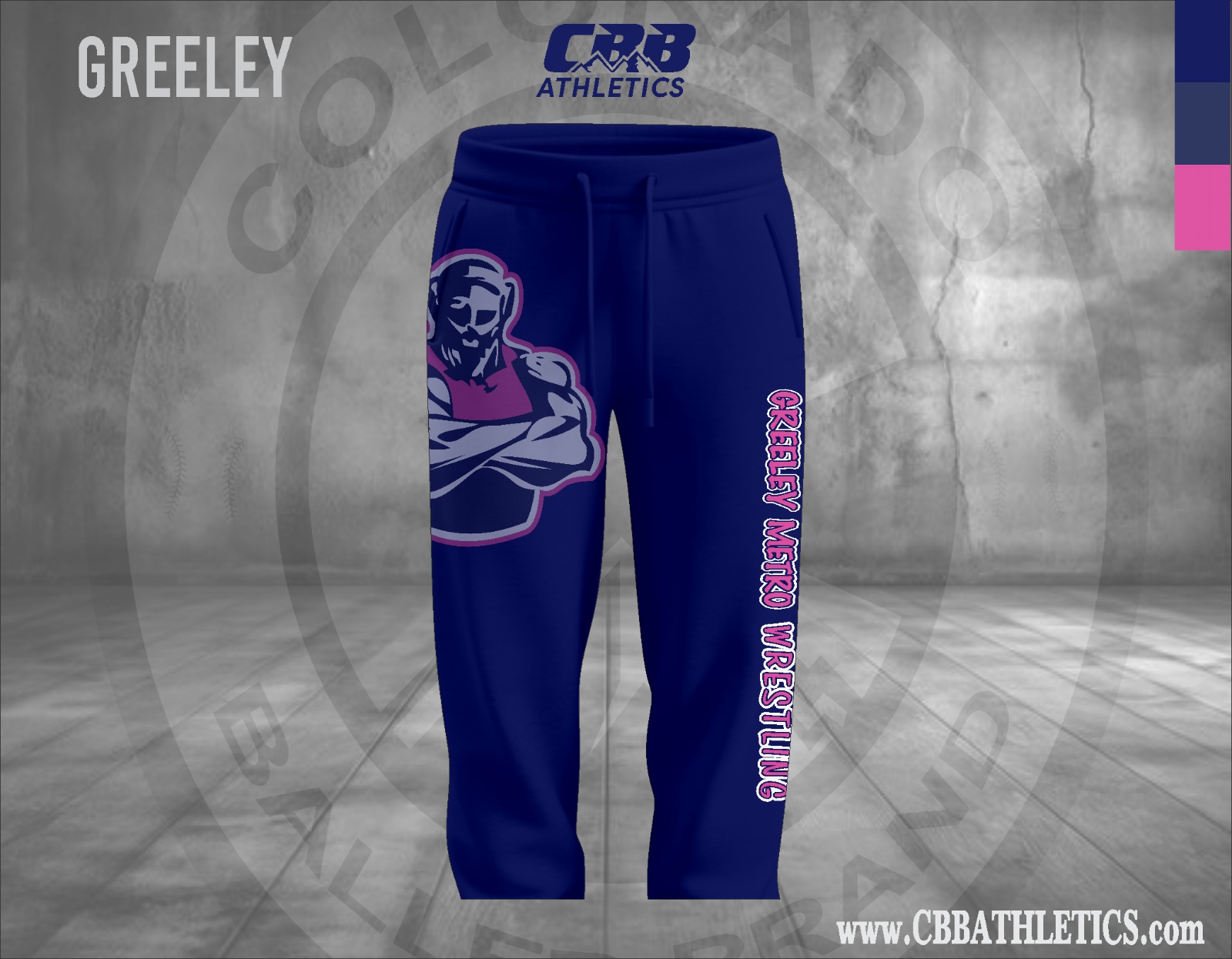 GMW - Sweats - Blue/Pink