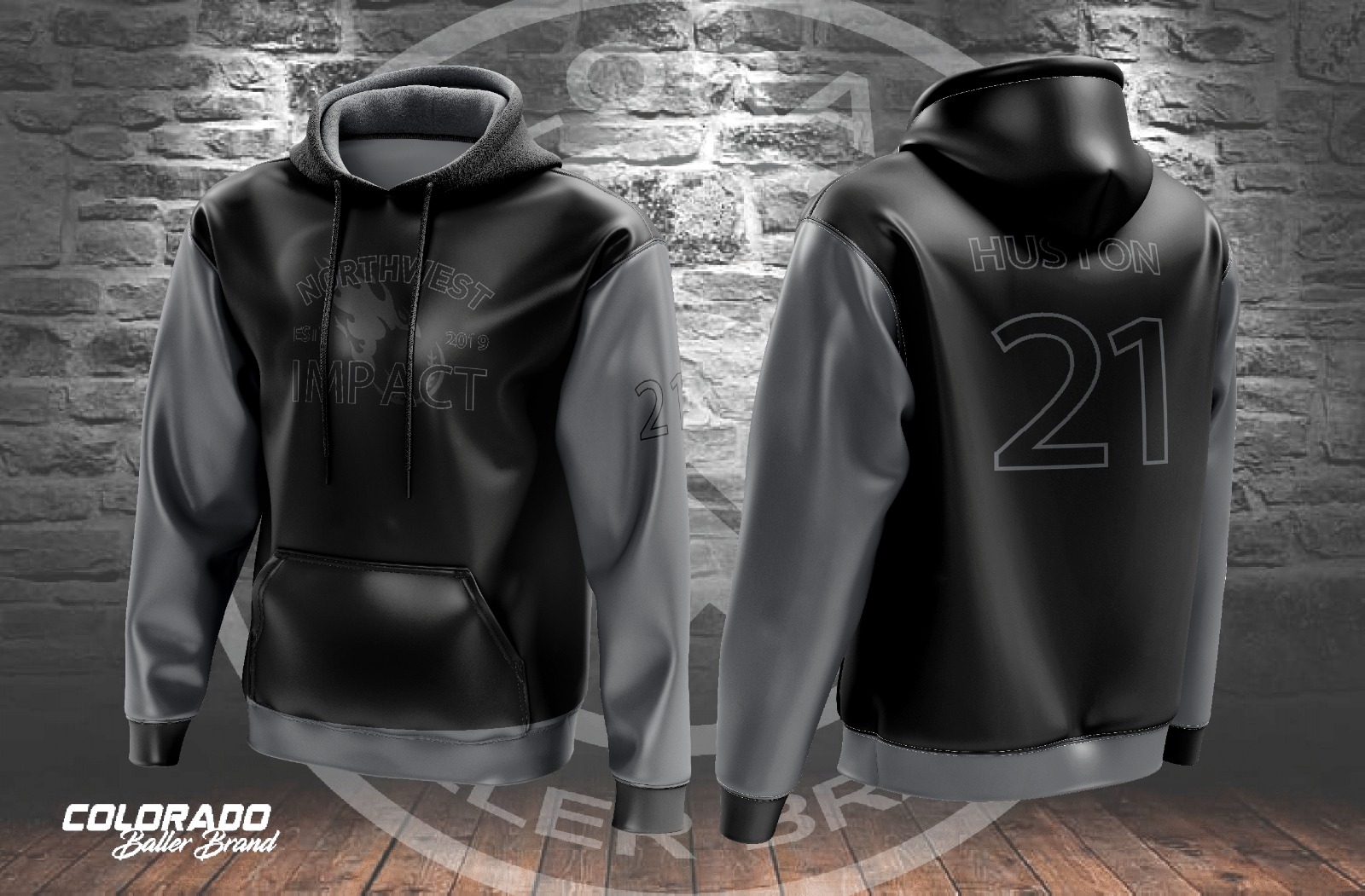 NW Impact Heavy Hoodie - Black
