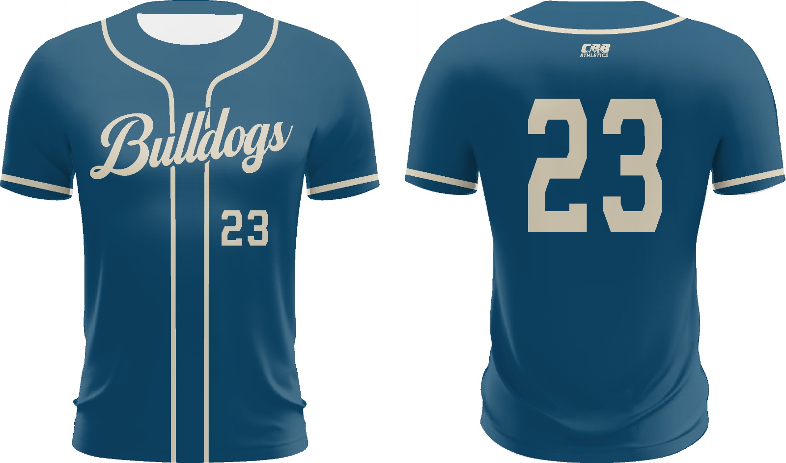 Noco Bulldogs - Blue/Cream Shirt