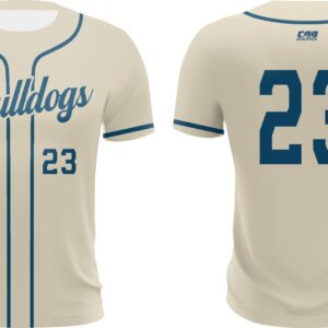 Noco Bulldogs - Cream/Blue Shirt